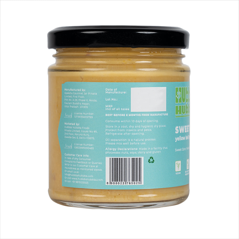 Sweet Corn and Yellow Bell Pepper Hummus